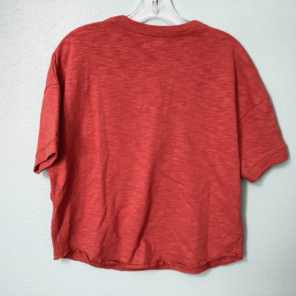 Madewell Raw Edge Henley Tee Short Sleeve - Picture 2 of 3